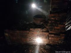 Пожар деревянной бани в районном центре