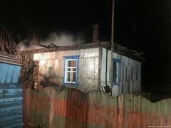 Пожар жилого дома в д. Куровое
